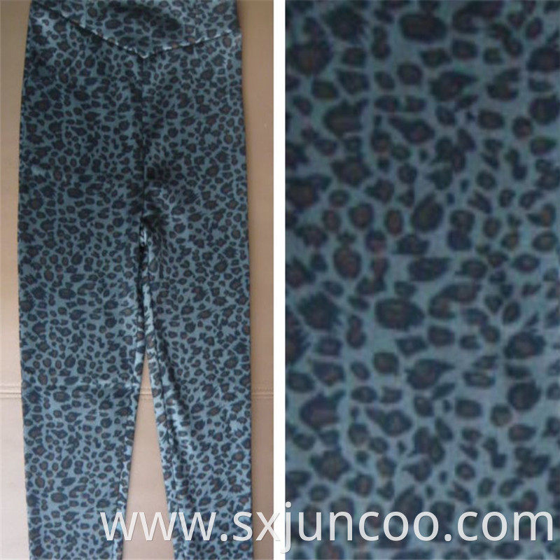 85 Nylon 15 Spandex Leopard Leggings